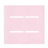 Placa P/ 4 Teclas + Suporte 4x4 - Novara Pétala